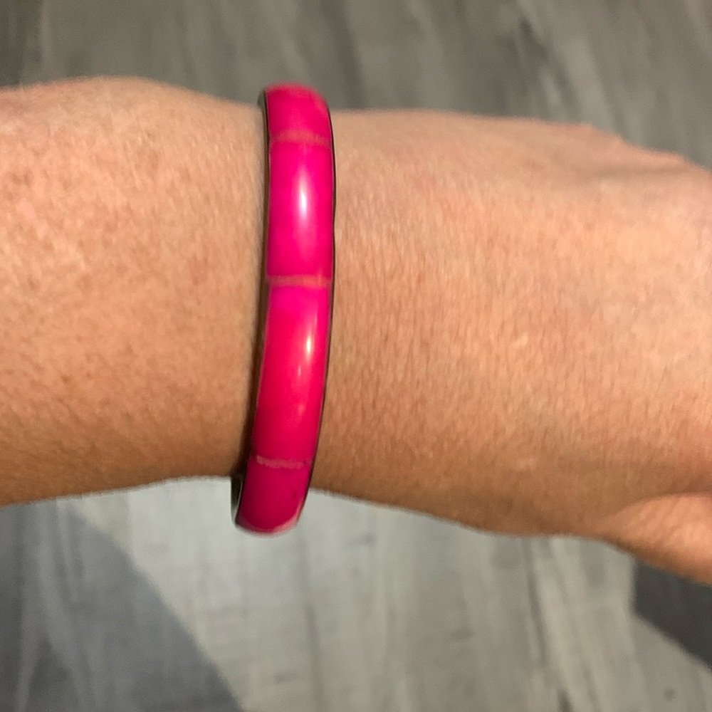 Bright pink bangle
